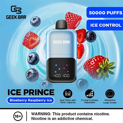 Geek Bar Ice Prince 50000 Puffs Disposable Vape - Image 3