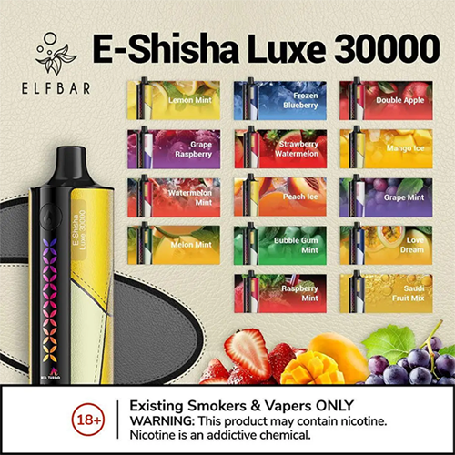 ELFBAR E-Shisha Luxe 30000 Puffs Disposable Vape - Image 2