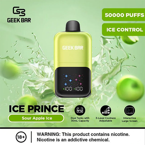 Geek Bar Ice Prince 50000 Puffs Disposable Vape - Image 5