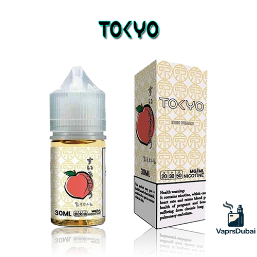 Tokyo Iced Peach Salt Nic E-liquid 30ml